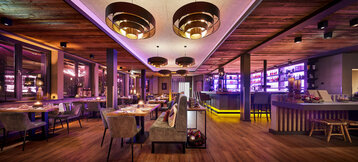 Innenansicht des Restaurant CHALET im ATLANTIC Hotel Landgut Horn