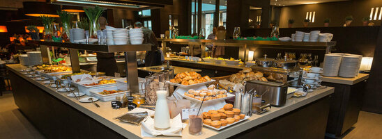 Großzügiges Frühstücksbuffet im ATLANTIC Grand Hotel Bremen